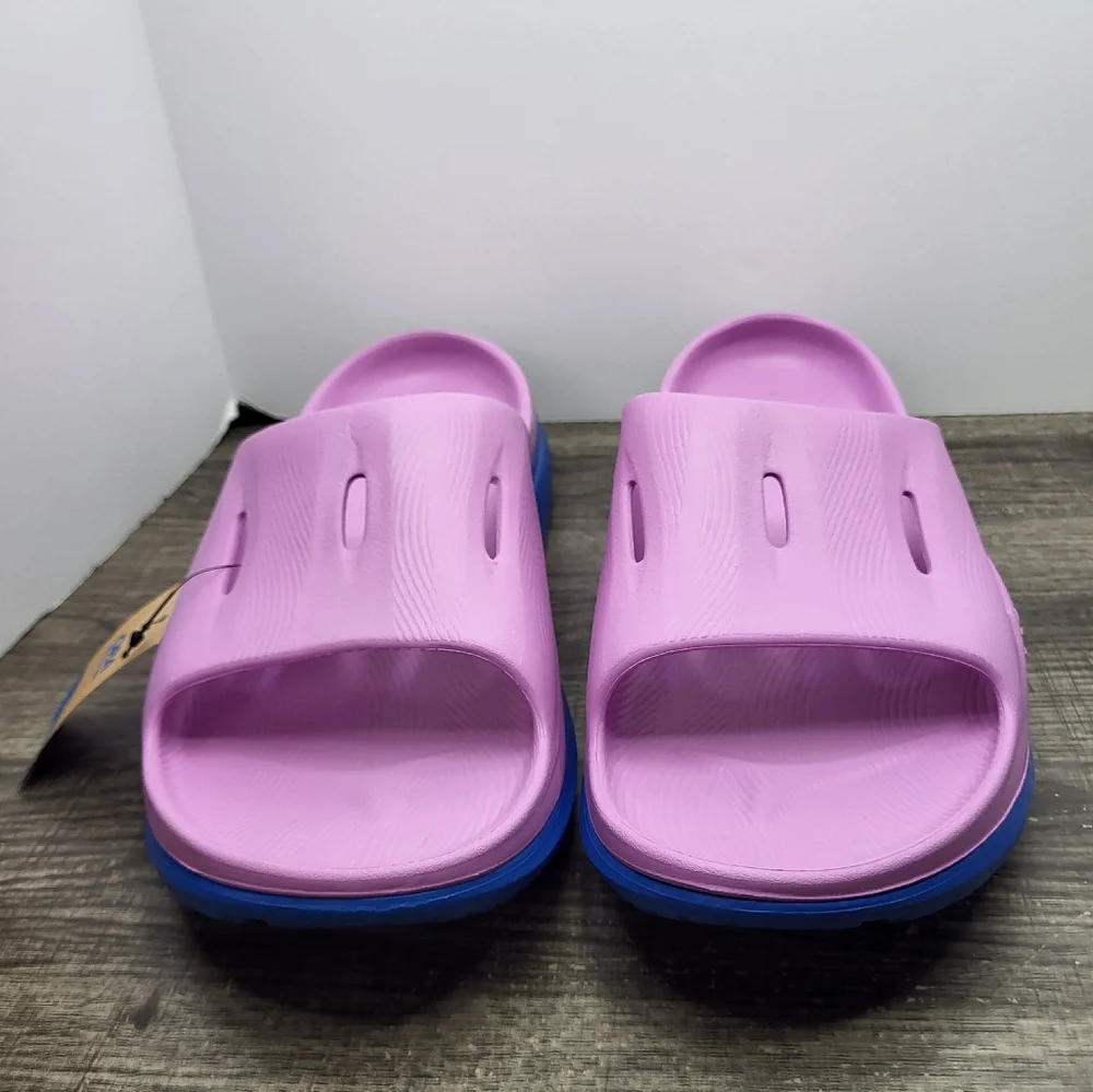 Hoka Ora Recovery Slide 3 New Men’s Size 13 US Cyclamen/ Coastal Sky